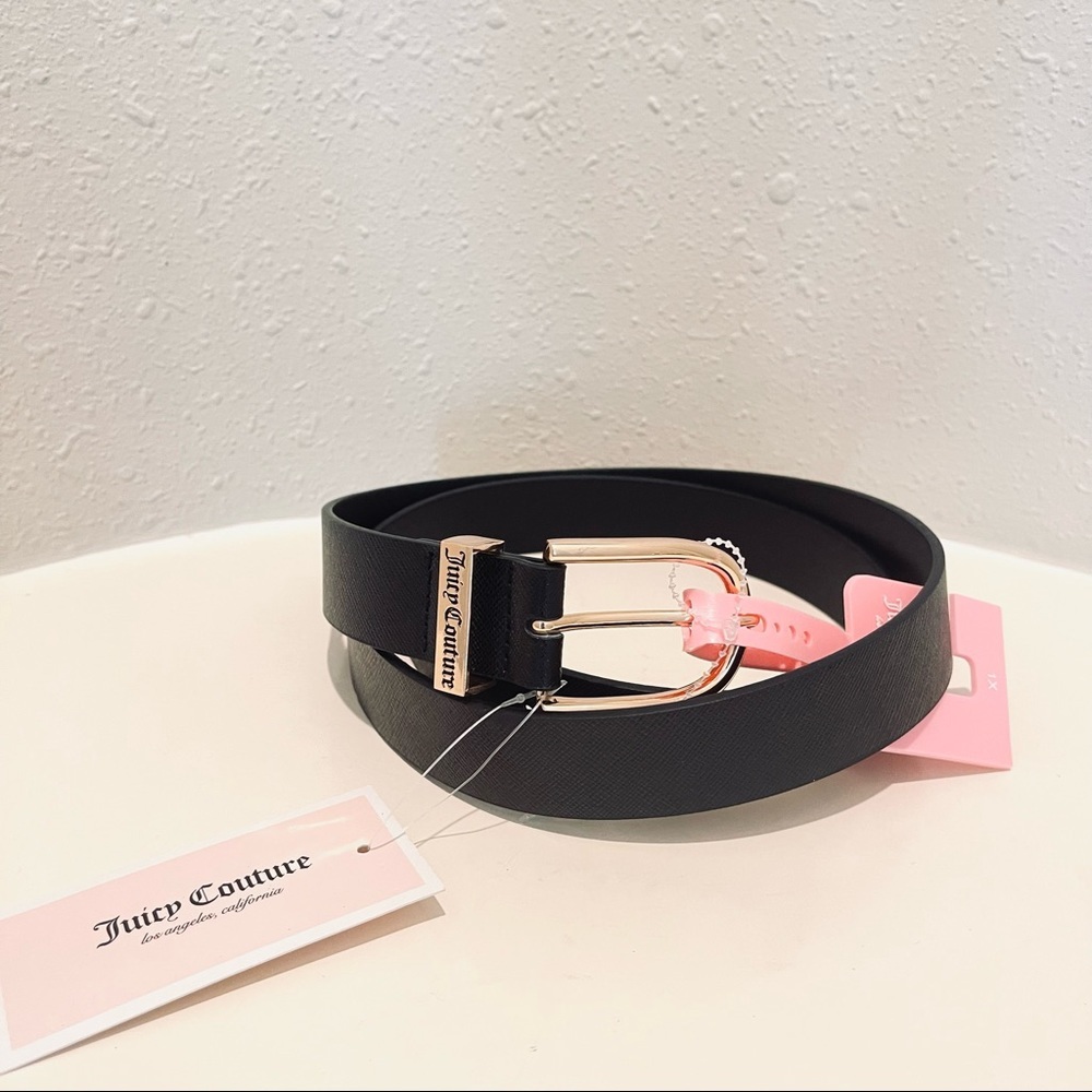 Juicy Couture Women’s Black Dress Belt Size 1X NWT